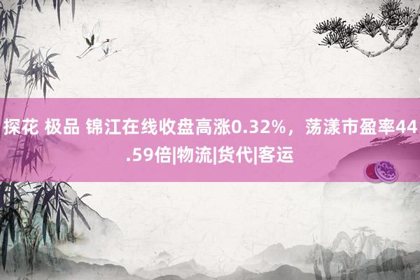 探花 极品 锦江在线收盘高涨0.32%，荡漾市盈率44.59倍|物流|货代|客运